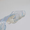 Vintage Baroque Style 6-Arm Opaline Murano Chandelier - Image 7