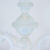 Vintage Baroque Style 6-Arm Opaline Murano Chandelier - Image 15