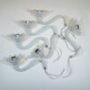 Vintage Baroque Style 6-Arm Opaline Murano Chandelier - Image 18