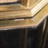 19th Century Napoleon III Black Lacquer and Brass Display Cabinet - Image 10