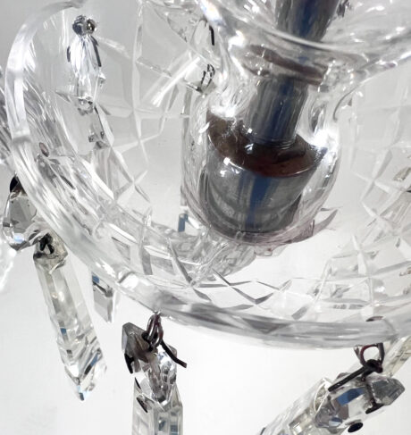 Early 20th Century English Regency Style Waterfall Crystal Chandelier - Image 12
