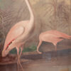 Mid-19th Century English Aesthetic Movement Oil on Canvas Four Panel Screen of Birds - Image 4