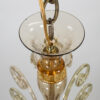 Mid Century Neo-Rococo Golden Amber Murano Chandelier - Image 14