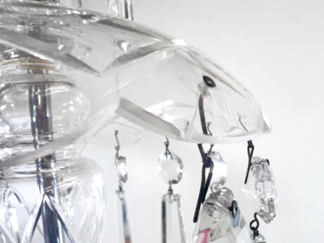 Early 20th Century English Regency Style Waterfall Crystal Chandelier - Image 14