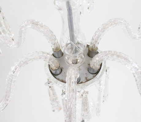Early 20th Century English Regency Style Waterfall Crystal Chandelier - Image 17