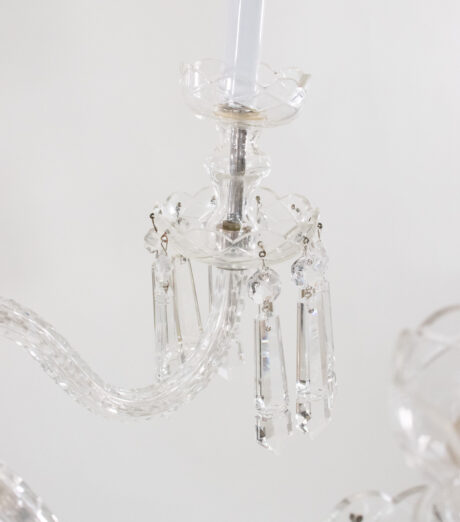 Early 20th Century English Regency Style Waterfall Crystal Chandelier - Image 18