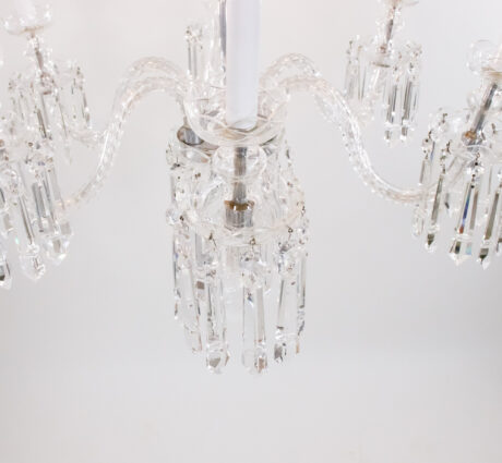 Early 20th Century English Regency Style Waterfall Crystal Chandelier - Image 20