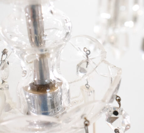 Early 20th Century English Regency Style Waterfall Crystal Chandelier - Image 6