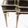 19th Century Napoleon III Black Lacquer and Brass Display Cabinet - Image 6