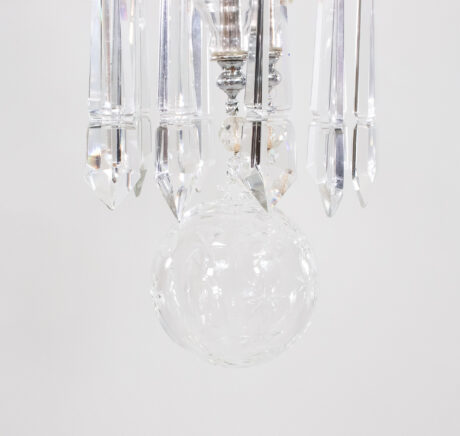 Early 20th Century English Regency Style Waterfall Crystal Chandelier - Image 7