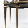 19th Century Napoleon III Black Lacquer and Brass Display Cabinet - Image 9