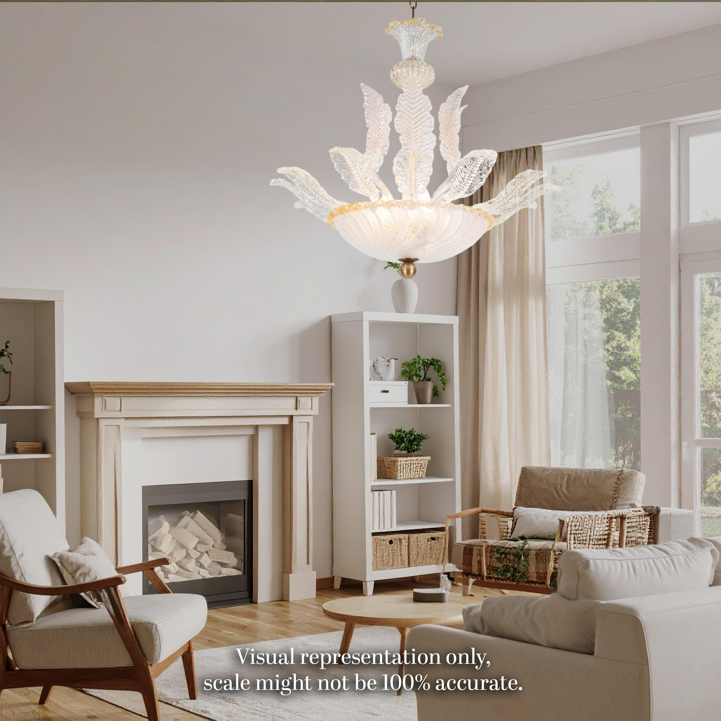 Large Vintage Murano in the Style of Ercole Barovier - Image 5