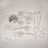 Vintage Baroque Style Quilted Cristallo Murano Chandelier - Image 11