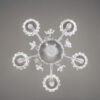 Vintage Baroque Style Quilted Cristallo Murano Chandelier - Image 12