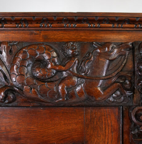 19th Century French Renaissance Revival Cabinet with Ornamental Figural Carvings - Image 18