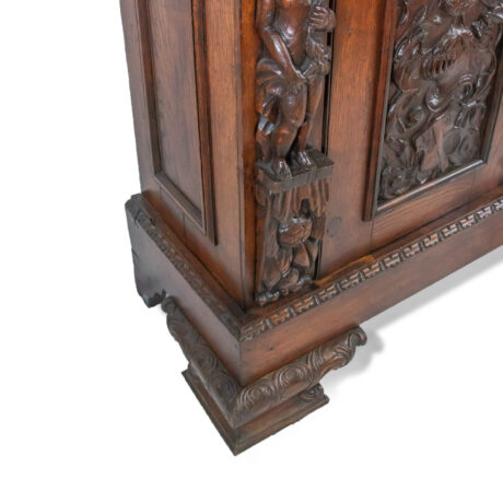 19th Century French Renaissance Revival Cabinet with Ornamental Figural Carvings - Image 20
