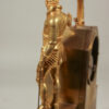 19th Century French Napoleon III Empire Gilt Bronze Clock with Hunting Motifs - Image 5