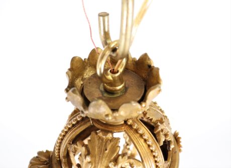 Early 19th Century Louis XVI Style Doré Bronze Cherub Putti Chandelier - Image 3