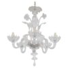 Vintage Baroque Style Quilted Cristallo Murano Chandelier
