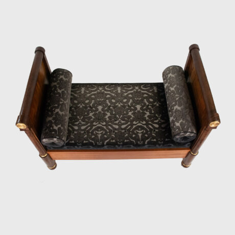 Mid-19th Century French Napoleon III Empire Daybed with Gilt Accents - Image 11