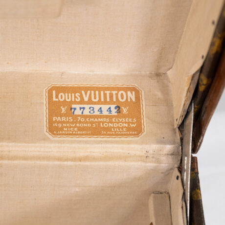 Early 20th Century Louis Vuitton Luggage Set with Provenance from Charlotte Whitney Allen - Image 12