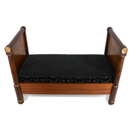 Mid-19th Century French Napoleon III Empire Daybed with Gilt Accents - Image 4