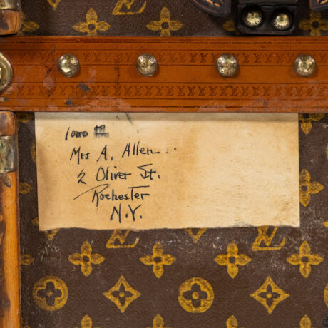 Early 20th Century Louis Vuitton Luggage Set with Provenance from Charlotte Whitney Allen - Image 9