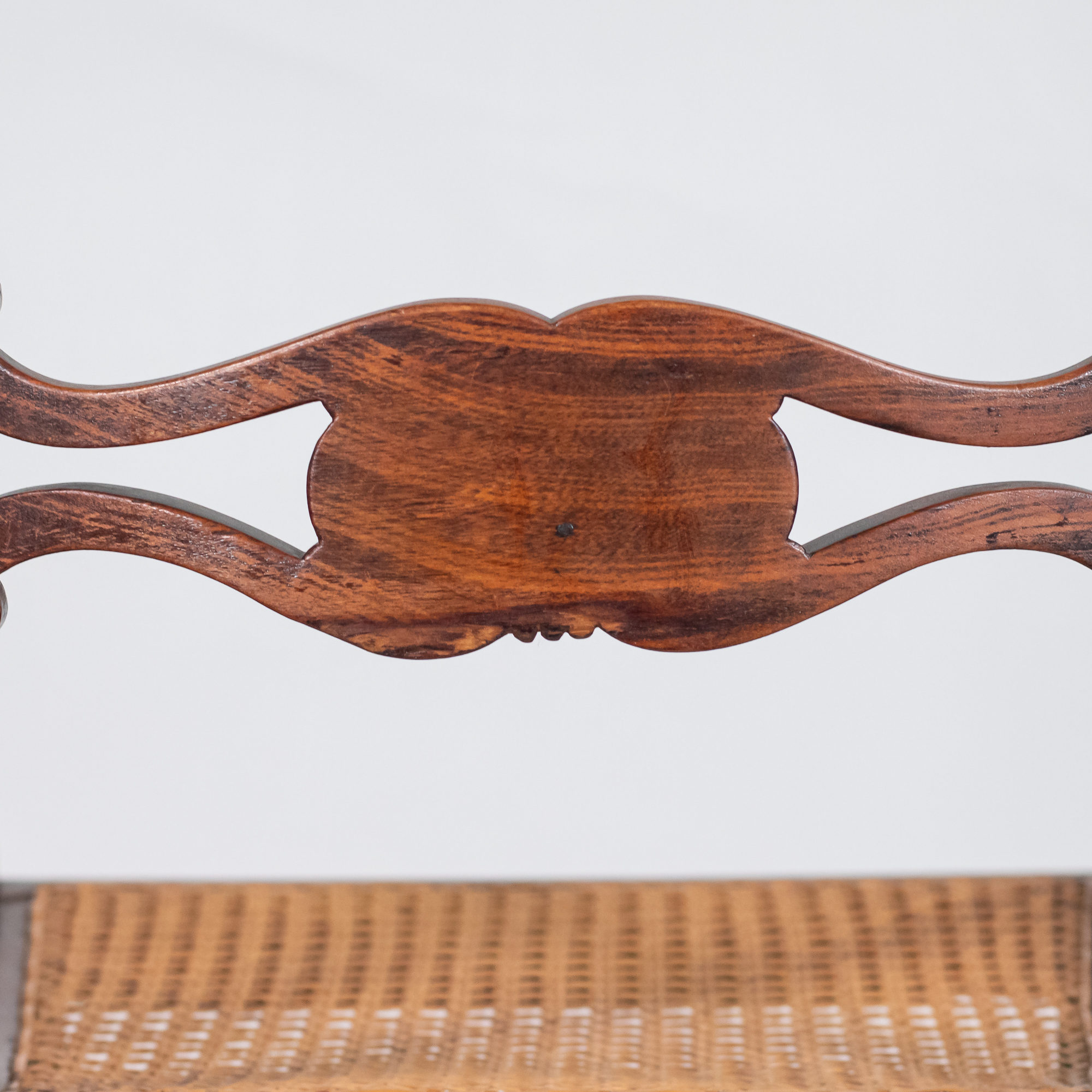 Set of Six Early 19th Century English Regency Period Faux Rosewood Chairs with Brass-Inlaid Tablet Cresting Rails, Circa 1810-20 - Image 20
