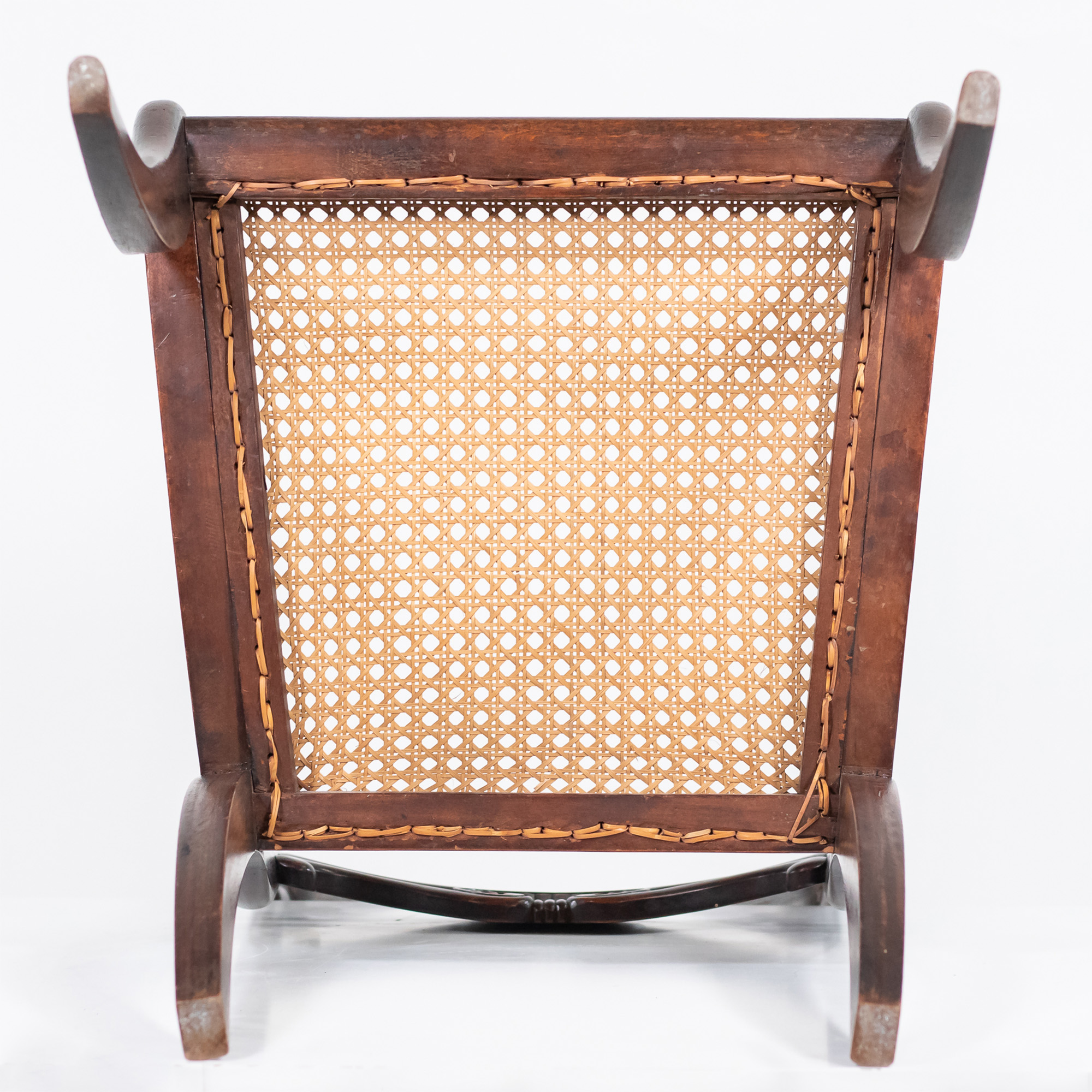 Set of Six Early 19th Century English Regency Period Faux Rosewood Chairs with Brass-Inlaid Tablet Cresting Rails, Circa 1810-20 - Image 7