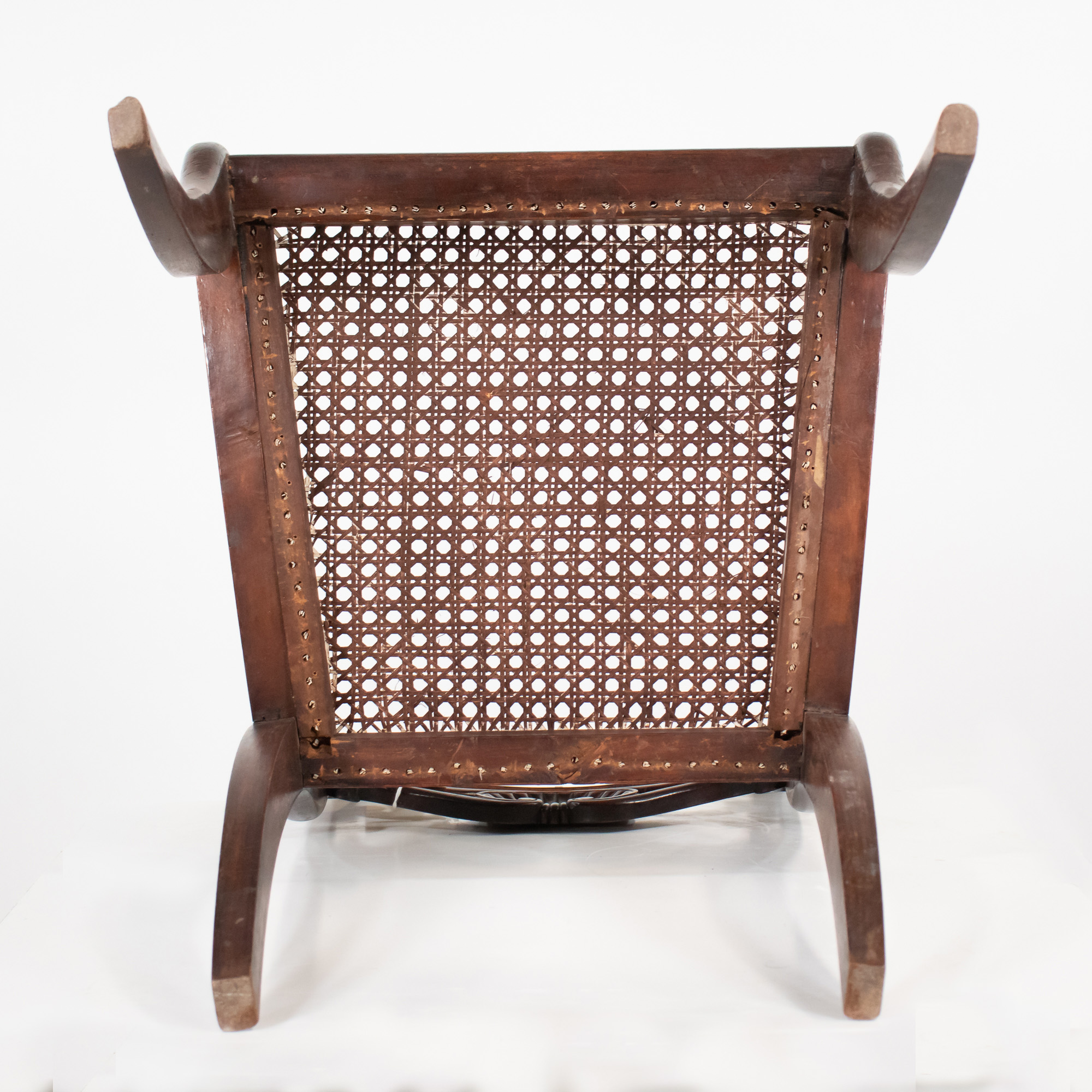 Set of Six Early 19th Century English Regency Period Faux Rosewood Chairs with Brass-Inlaid Tablet Cresting Rails, Circa 1810-20 - Image 9